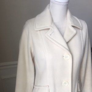Anne Klein Ivory Coat 4P